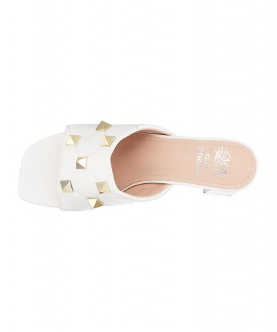 Women's Alexis Slide Sandals White $40.00 Shoes