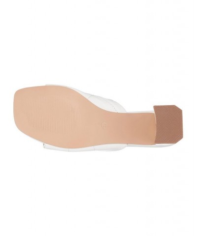 Women's Alexis Slide Sandals White $40.00 Shoes