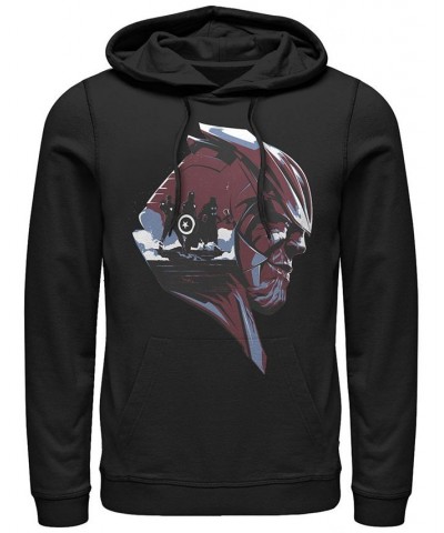 Marvel Men's Avengers Endgame Thanos Helmet Scene, Pullover Hoodie Black $30.36 Sweatshirt