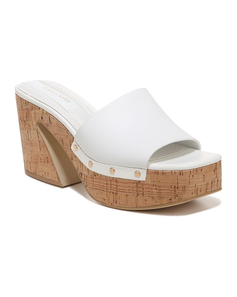 Damara Slide Sandals White $55.10 Shoes