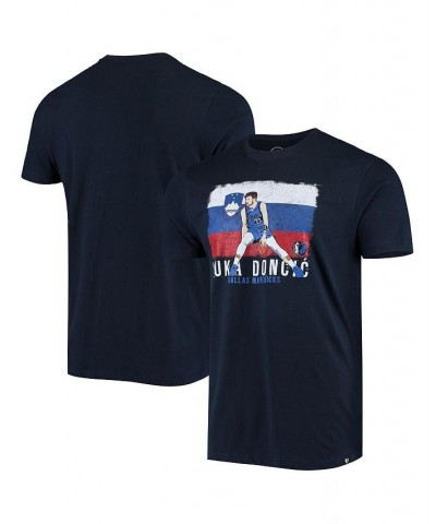 Men's Luka Doncic Navy Dallas Mavericks Player Graphic T-shirt $13.60 T-Shirts