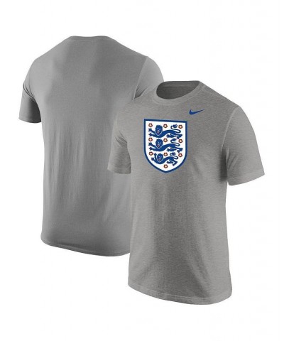 Men's Heather Gray England National Team Core T-shirt $23.99 T-Shirts