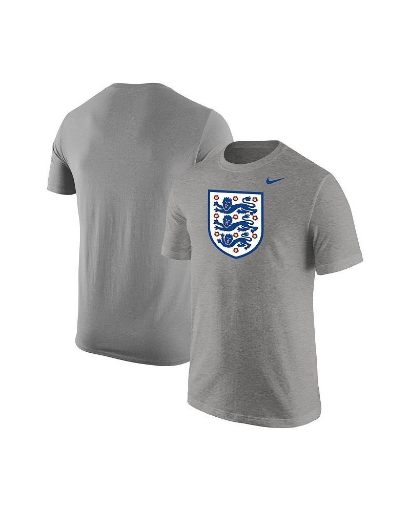 Men's Heather Gray England National Team Core T-shirt $23.99 T-Shirts