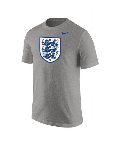 Men's Heather Gray England National Team Core T-shirt $23.99 T-Shirts