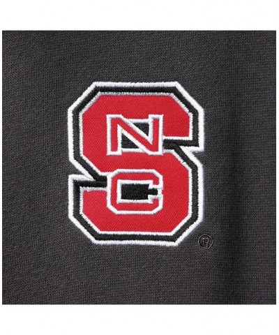 Men's Charcoal NC State Wolfpack Tortugas Logo Quarter-Zip Jacket $25.20 Sweatshirt