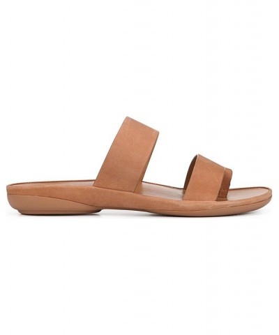 Genn-Drift Flat Sandals Brown $50.14 Shoes