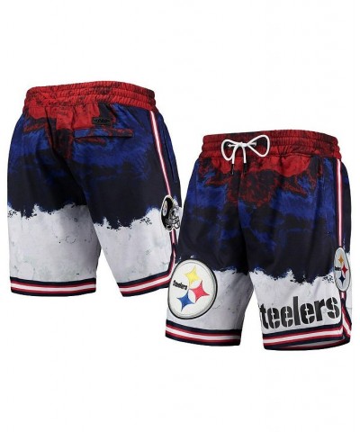 Men's Navy, Red Pittsburgh Steelers Americana Shorts $39.60 Shorts