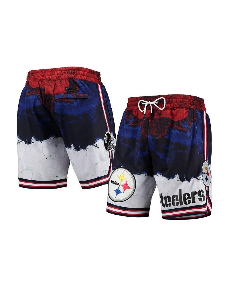 Men's Navy, Red Pittsburgh Steelers Americana Shorts $39.60 Shorts