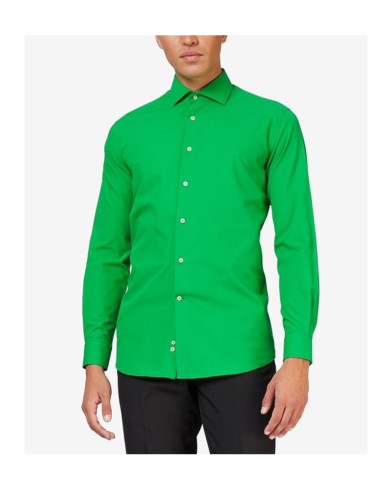 Men's Solid Color Shirt Green $18.00 Dress Shirts