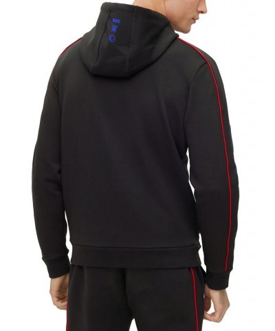 BOSS x NBA Men's Zip-Up Hoodie Black $55.97 Sweatshirt