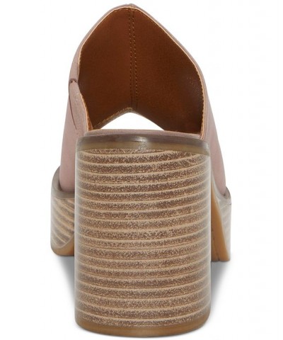 Women's Dinali Platform Mule Sandals Tan/Beige $38.70 Shoes