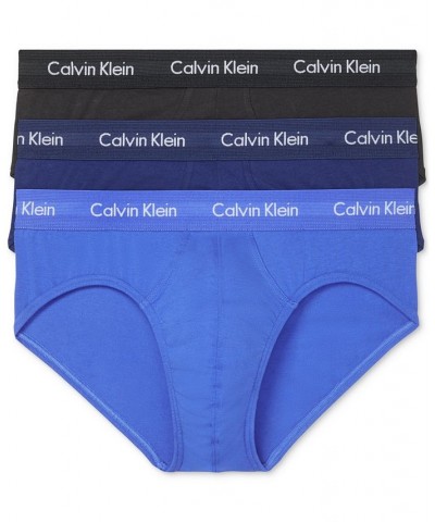Men's 3-Pack Cotton Stretch Briefs Brown $18.87 Underwear