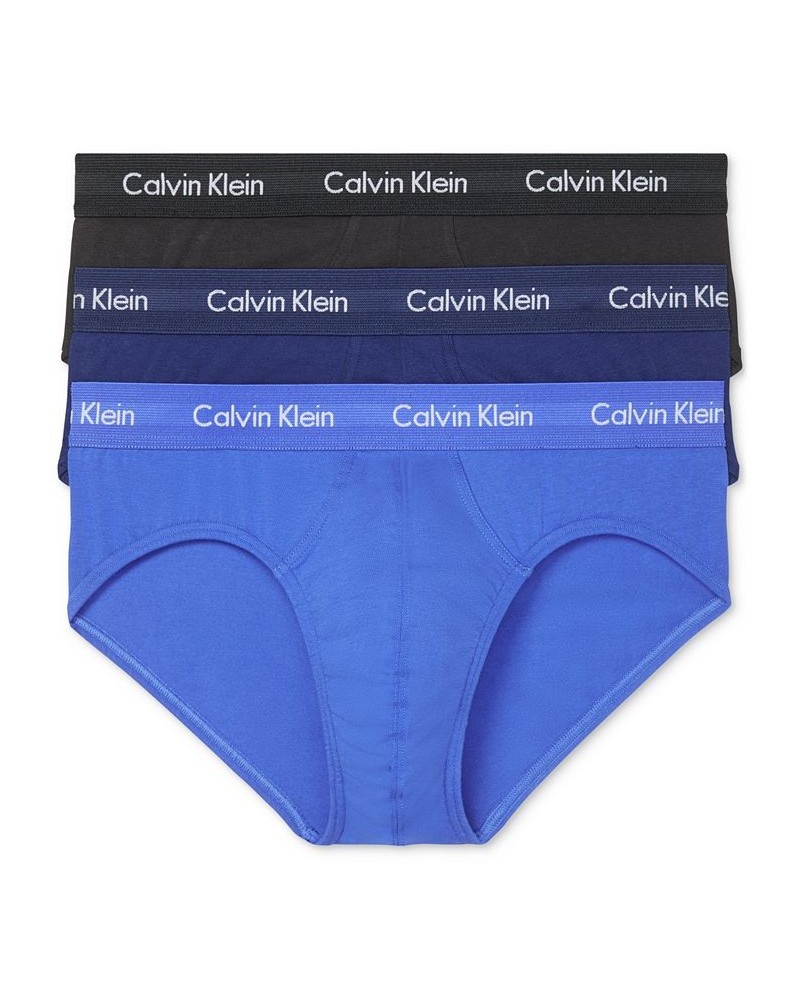 Men's 3-Pack Cotton Stretch Briefs Brown $18.87 Underwear