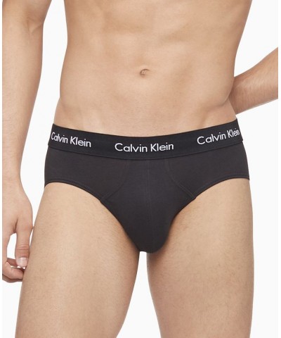 Men's 3-Pack Cotton Stretch Briefs Brown $18.87 Underwear