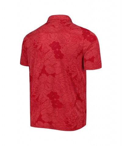 Men's Red St. Louis Cardinals Miramar Blooms Polo Shirt $64.80 Polo Shirts