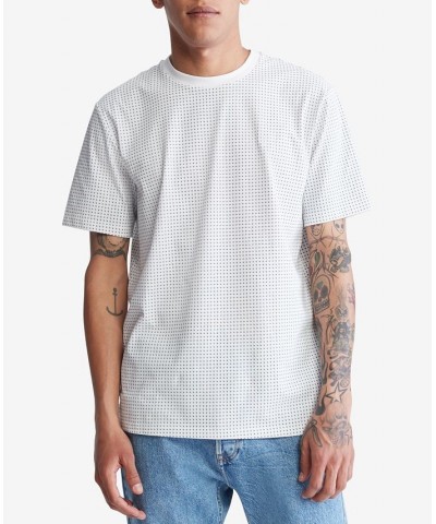 Men's Classic Fit Double Dot Crewneck Short-Sleeve T-Shirt White $15.50 T-Shirts