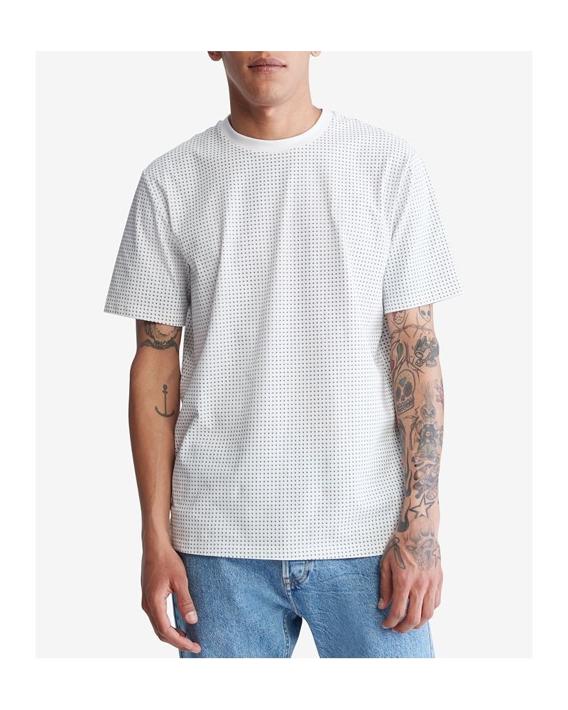 Men's Classic Fit Double Dot Crewneck Short-Sleeve T-Shirt White $15.50 T-Shirts