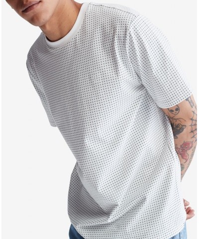 Men's Classic Fit Double Dot Crewneck Short-Sleeve T-Shirt White $15.50 T-Shirts