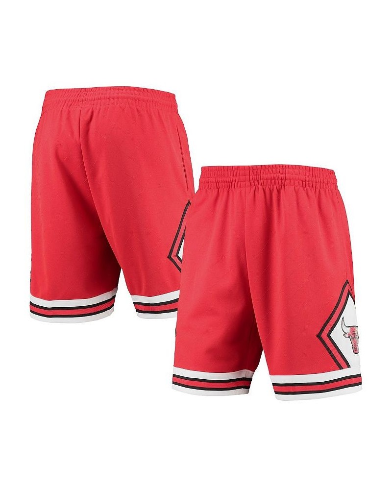 Men's Red Chicago Bulls 1997 Hardwood Classics 75th Anniversary Swingman Shorts $46.80 Shorts