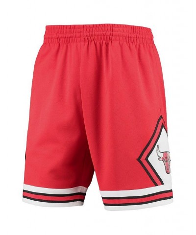 Men's Red Chicago Bulls 1997 Hardwood Classics 75th Anniversary Swingman Shorts $46.80 Shorts