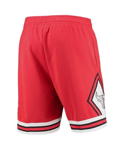 Men's Red Chicago Bulls 1997 Hardwood Classics 75th Anniversary Swingman Shorts $46.80 Shorts