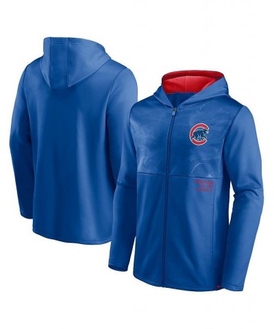 Men's Branded Royal Chicago Cubs Primary Logo Full-Zip Hoodie $37.60 Sweatshirt