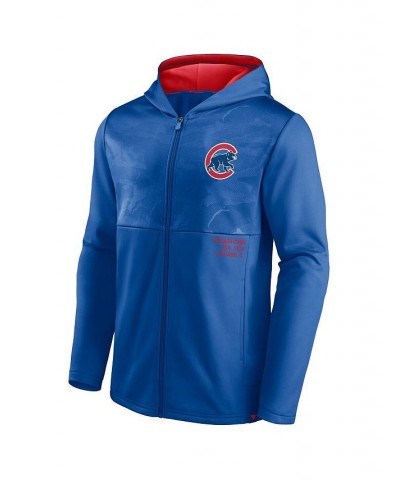 Men's Branded Royal Chicago Cubs Primary Logo Full-Zip Hoodie $37.60 Sweatshirt