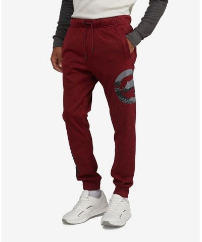 Men's Big and Tall Touch and Go Joggers Red $30.16 Pants