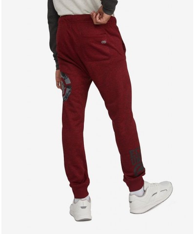 Men's Big and Tall Touch and Go Joggers Red $30.16 Pants