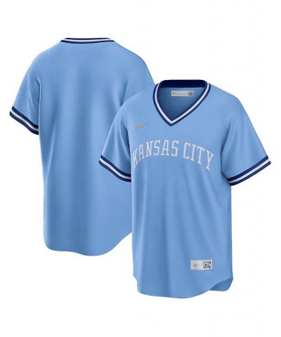 Men's Light Blue Kansas City Royals Road Cooperstown Collection Team Jersey $41.25 Jersey