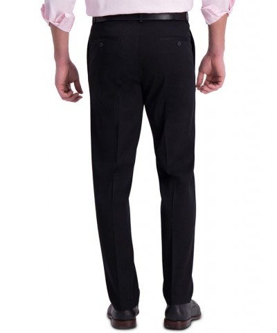 Men’s Iron Free Premium Khaki Straight-Fit Flat-Front Pant Black $23.65 Pants