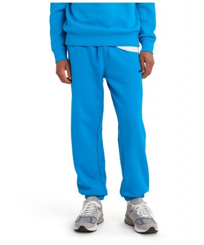 Men's Relaxed Fit Active Fleece Sweatpants Blue $12.38 Pants