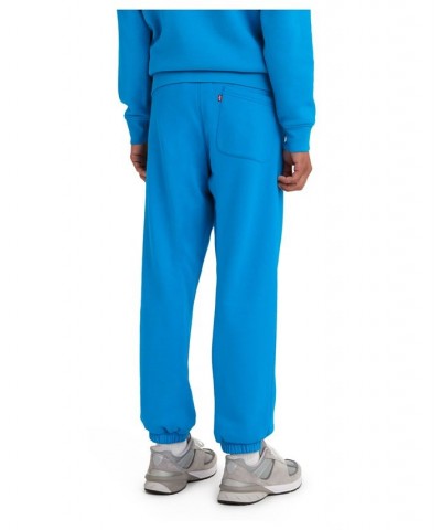 Men's Relaxed Fit Active Fleece Sweatpants Blue $12.38 Pants