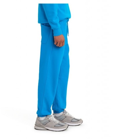 Men's Relaxed Fit Active Fleece Sweatpants Blue $12.38 Pants