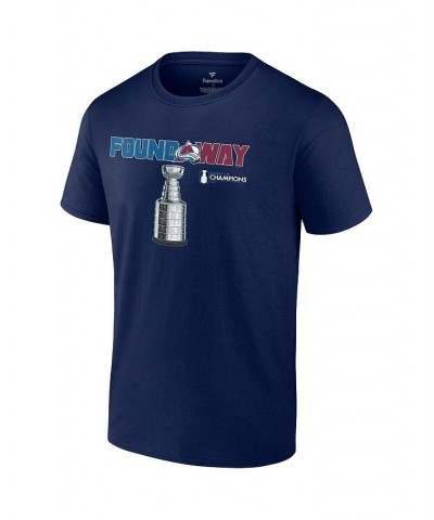 Men's Branded Navy Colorado Avalanche 2022 Stanley Cup Champions Celebration T-shirt $17.55 T-Shirts
