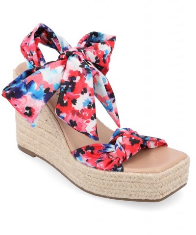 Women's Surria Platform Wedge Sandals Multi $42.90 Shoes