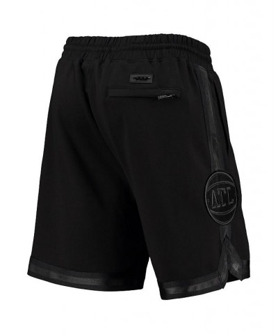 Men's Atlanta Hawks Triple Black Gloss Shorts $44.00 Shorts