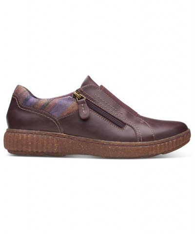 Women's Caroline Cove Zip Flats PD03 $43.00 Shoes