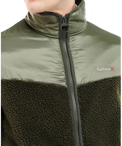 Men's Axis Zip-Up Fleece Jacket Green $36.00 Sweatshirt