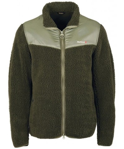 Men's Axis Zip-Up Fleece Jacket Green $36.00 Sweatshirt