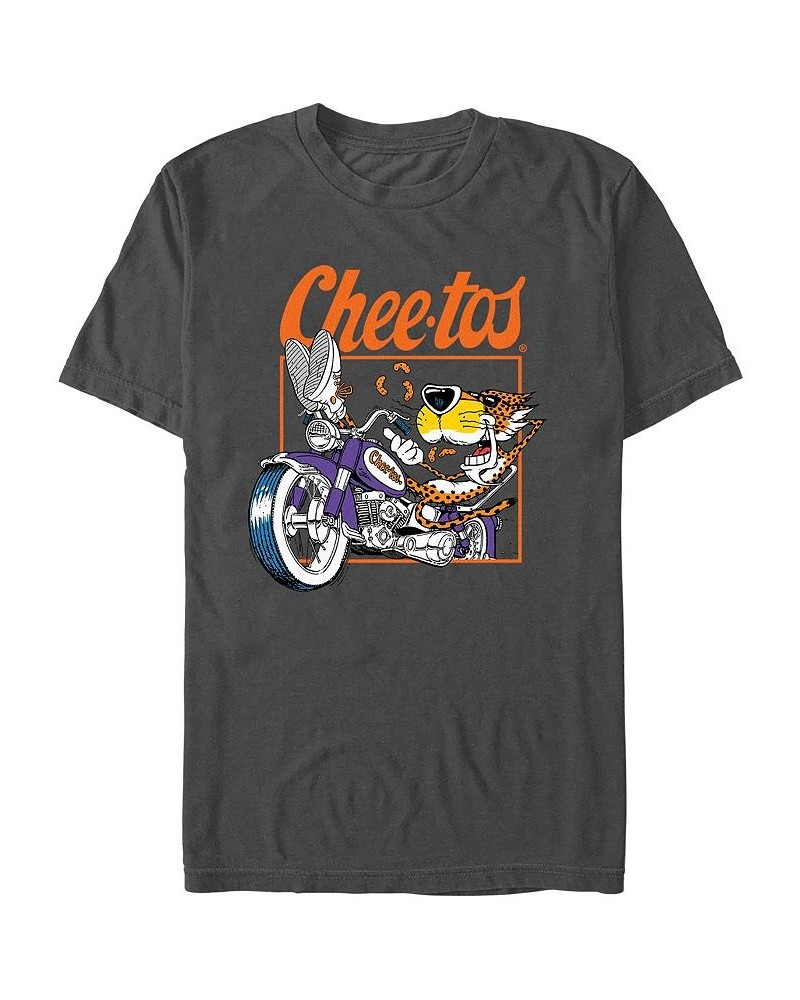 Men's Cheetos Chester Chomper Short Sleeve T-shirt Gray $15.40 T-Shirts