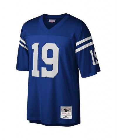 Men's Johnny Unitas Royal Baltimore Colts Legacy Replica Jersey $81.60 Jersey