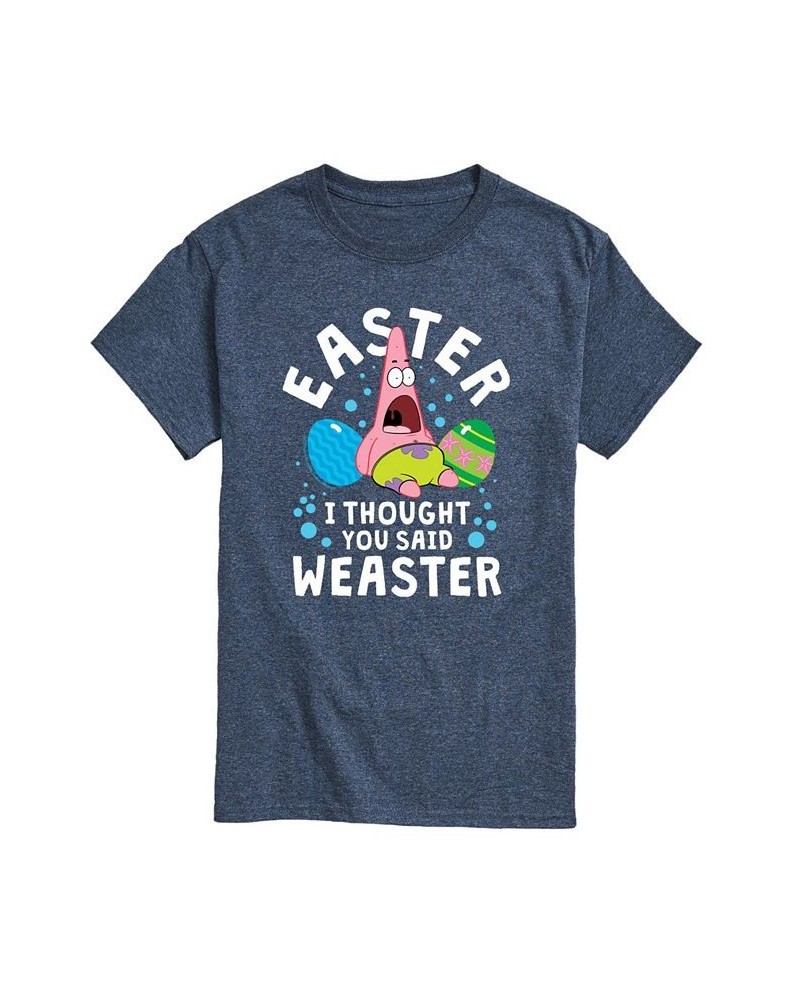 Men's Spongebob Easter Weaster T-shirt Blue 1 $15.40 T-Shirts