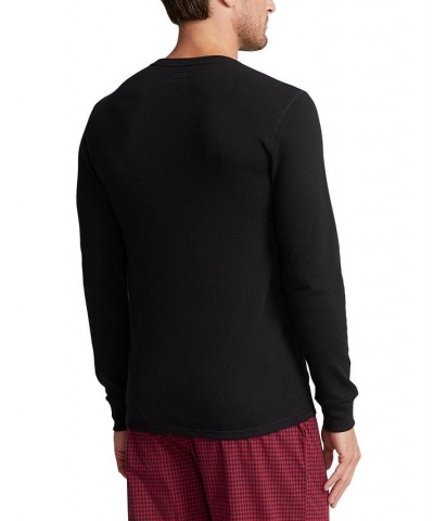 Men's Big & Tall Waffle Knit Thermal Pajama Shirt PD04 $18.06 Pajama