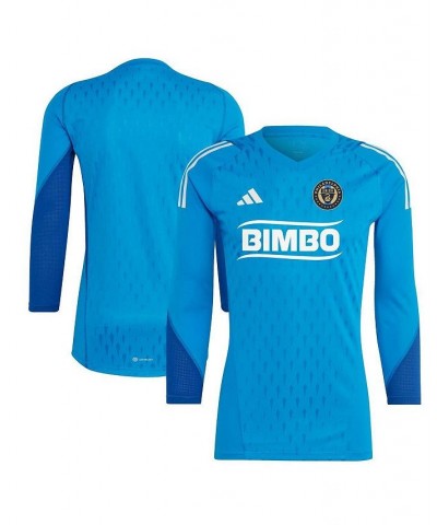 Men's Blue Philadelphia Union 2023 Goalkeeper Long Sleeve Replica Jersey $68.60 Jersey