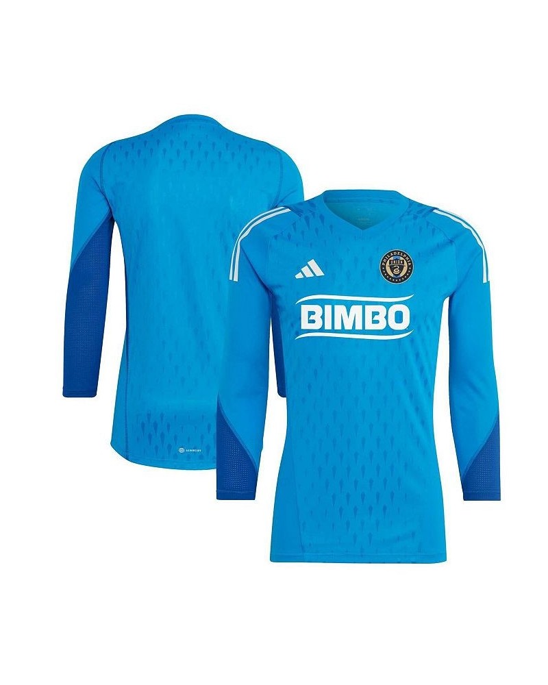 Men's Blue Philadelphia Union 2023 Goalkeeper Long Sleeve Replica Jersey $68.60 Jersey