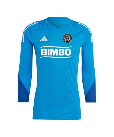 Men's Blue Philadelphia Union 2023 Goalkeeper Long Sleeve Replica Jersey $68.60 Jersey