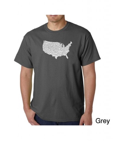 Men's Word Art T-Shirt - The Star Spangled Banner Black $16.45 T-Shirts
