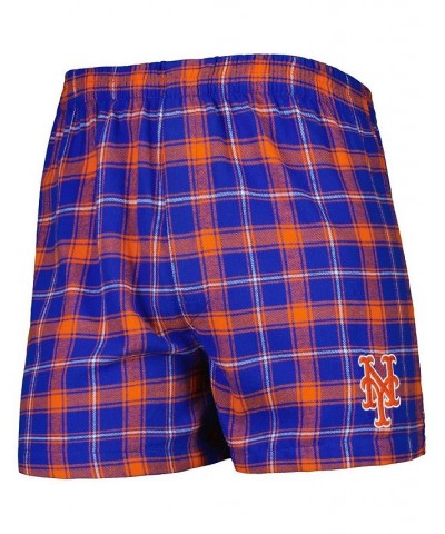 Men's Royal, Orange New York Mets Ledger Flannel Boxers $17.15 Underwear