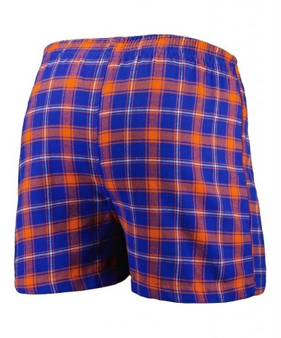 Men's Royal, Orange New York Mets Ledger Flannel Boxers $17.15 Underwear